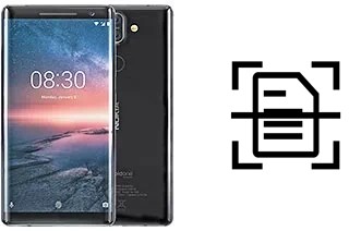 Scan document on a Nokia 8 Sirocco