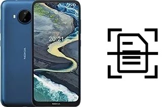 Scan document on a Nokia C20 Plus