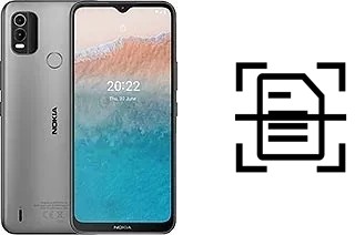 Scan document on a Nokia C21 Plus