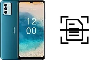 Scan document on a Nokia G22