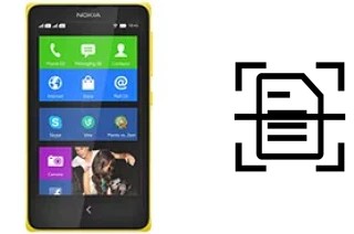 Scan document on a Nokia X