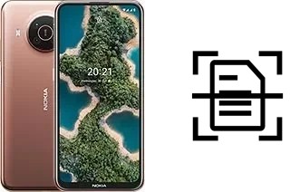 Scan document on a Nokia X20