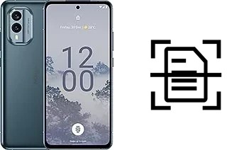 Scan document on a Nokia X30