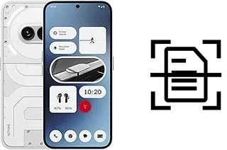 Scan document on a Nothing Phone (2a)
