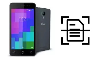 Scan document on a NUU-mobile Nuu mobile A3