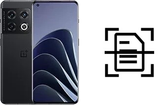 Scan document on an OnePlus 10 Pro