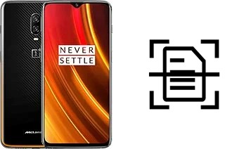 Scan document on an OnePlus 6T McLaren