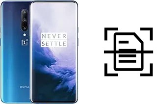 Scan document on an OnePlus 7 Pro 5G