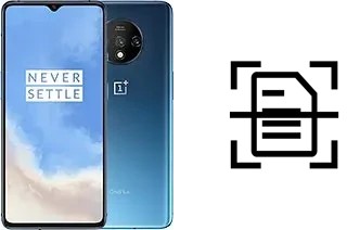 Scan document on an OnePlus 7T