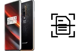 Scan document on an OnePlus 7T Pro 5G McLaren