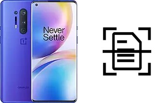 Scan document on an OnePlus 8 Pro