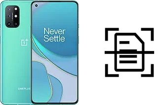 Scan document on an OnePlus 8T