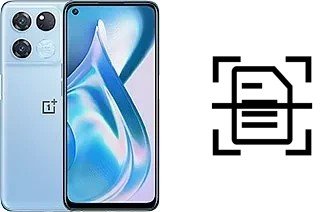Scan document on an OnePlus Ace Racing