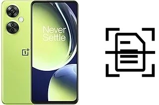 Scan document on an OnePlus Nord CE 3 Lite