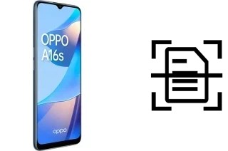 Scan document on an Oppo a16s