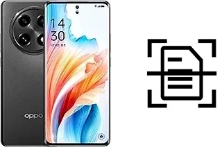 Scan document on an Oppo A2 Pro