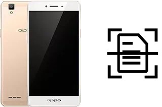 Scan document on an Oppo A53