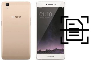 Scan document on an Oppo A53m