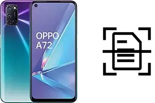 Scan document on an Oppo A72