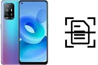 Scan document on an Oppo A95 5G