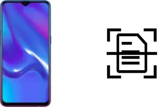 Scan document on an Oppo AX7 Pro