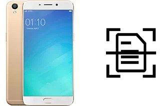 Scan document on an Oppo F1 Plus