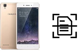 Scan document on an Oppo F1