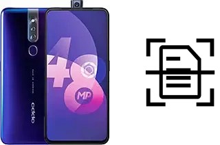 Scan document on an Oppo F11 Pro