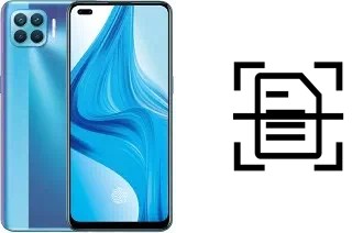 Scan document on an Oppo F17 Pro