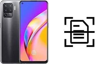 Scan document on an Oppo F19 Pro