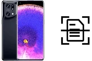 Scan document on an Oppo Find X5 Pro