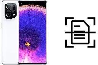 Scan document on an Oppo Find X5