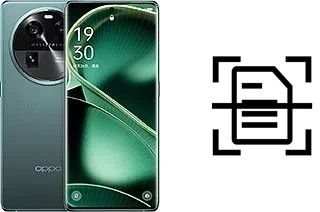 Scan document on an Oppo Find X6