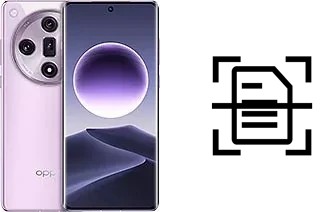 Scan document on an Oppo Find X7