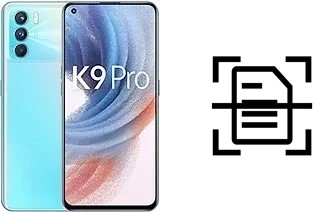 Scan document on an Oppo K9 Pro