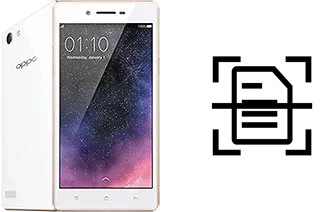 Scan document on an Oppo Neo 7