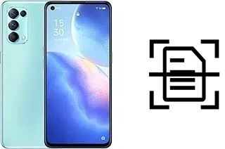 Scan document on an Oppo Reno5 K