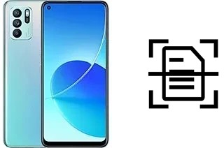 Scan document on an Oppo Reno6 Z