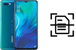 Scan document on an Oppo Reno A