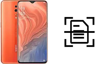 Scan document on an Oppo Reno Z