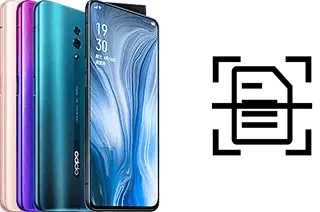 Scan document on an Oppo Reno