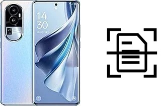 Scan document on an Oppo Reno10 Pro