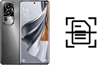 Scan document on an Oppo Reno10