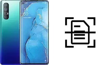 Scan document on an Oppo Reno3 Pro 5G