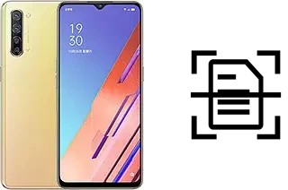 Scan document on an Oppo Reno3 Youth