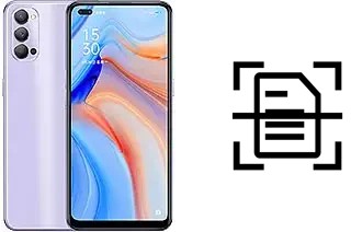 Scan document on an Oppo Reno4 5G