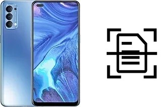 Scan document on an Oppo Reno4