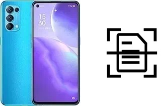 Scan document on an Oppo Reno5 5G