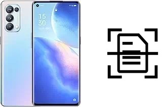 Scan document on an Oppo Reno5 Pro 5G