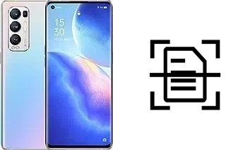 Scan document on an Oppo Reno5 Pro+ 5G